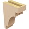 Ekena Millwork 3"W x 6"D x 9"H Classic Mediterranean Rough Cedar Woodgrain TimberThane Corbel, Primed Tan CORUR03X06X09MEDRCPR - alternate 2